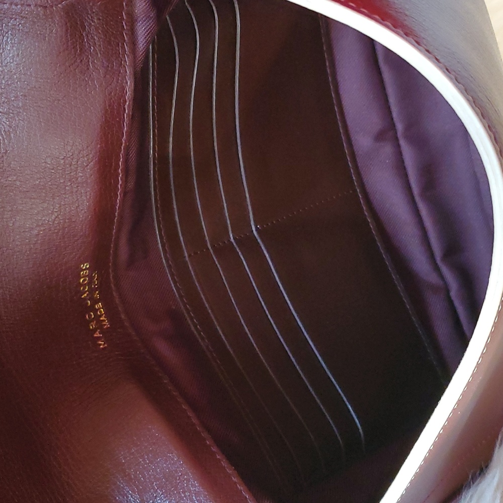 Marc Jacobs "Mini Polly" Convertible Leather Crossbody & Shoulder Bag, Chestnut - Picture 11 of 15